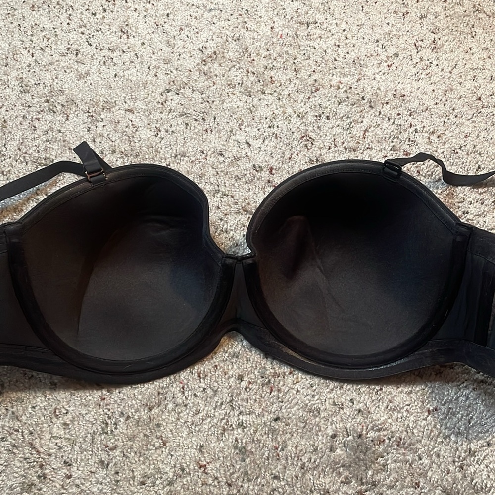 Wacoal Black Removable Straps Padded Bra Size 40D - Picture 3 of 5